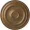 Ekena Millwork Giana Ceiling Medallion (Fits Canopies up to 7 7/8"), Hnd-Painted Rubbed Bronze, 32 5/8"OD x 1 1/2"P CM32GIRZS - alternate 1